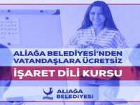 Aliağa Belediyesi’nden Vatandaşlara Ücretsiz İşaret Dili Kursu