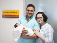 ​Defne bebek 104 gün sonra ailesine kavuştu