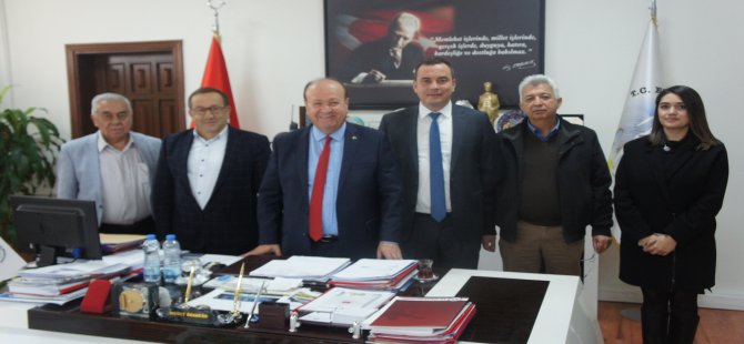 Aydın Ticaret Borsası’ndan Efeler Belediye Başkanı Mesut Özakcan’a Ziyaret