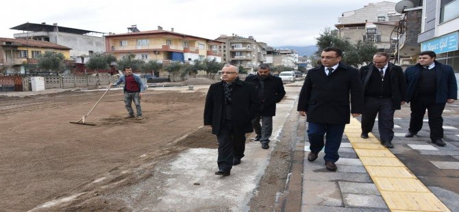 Büyükşehir Salihli’de Yatırımları İnceledi