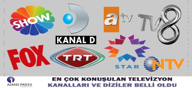 En Çok Konuşulan Televizyon Kanalları Ve Diziler Belli Oldu