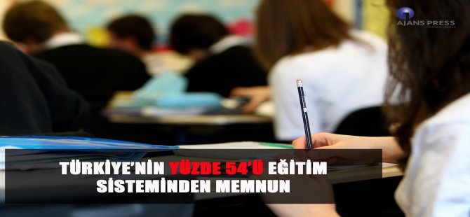 Türkiye’nin Yüzde 54’ü Eğitim Sisteminden Memnun