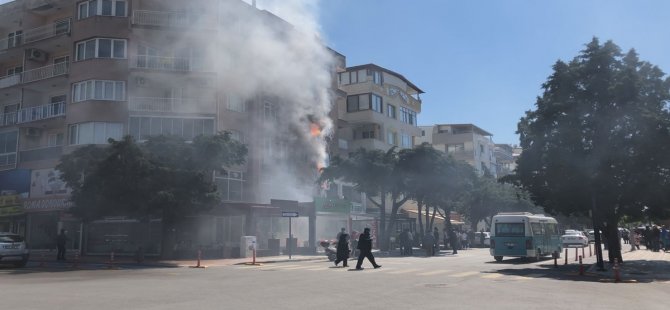 Aliağa’da Yangın Paniği