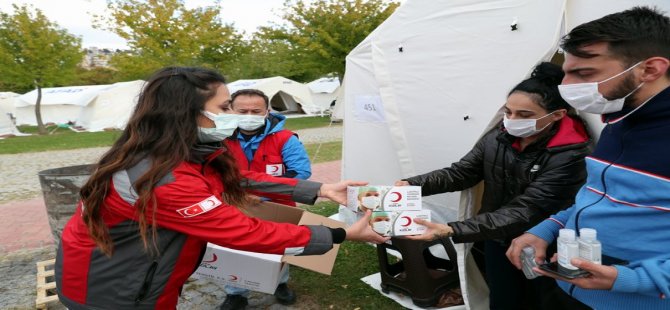 Kızılay İzmir’deki Yardımlarını Sürdürüyor