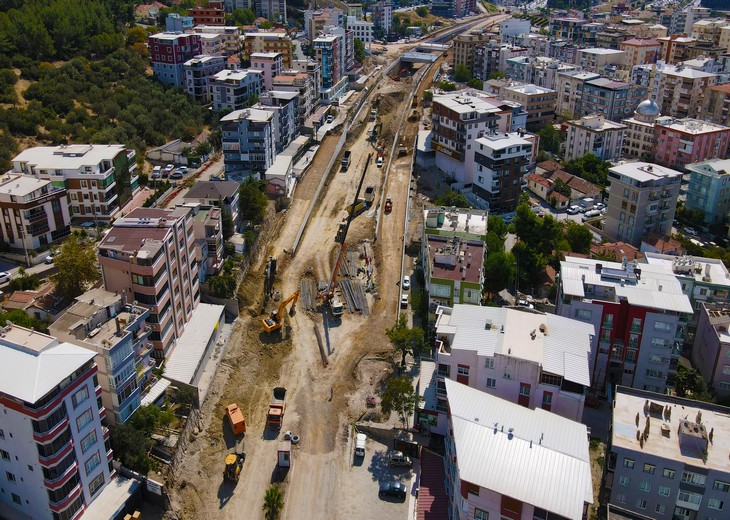 Katlı Kavşak Projesinde Çalışmalar Sürüyor