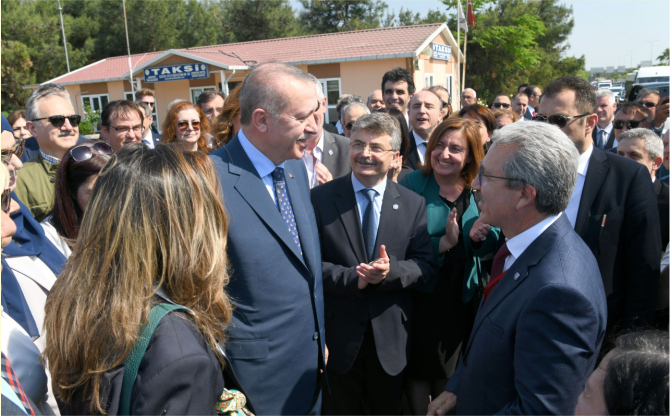 Ege üniversitesi'nden Cumhurbaşkanı Erdoğan’a teşekkür