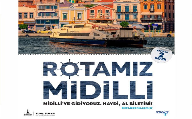 “Rotamız Midilli” seferleri 3 Mayıs’ta başlıyor