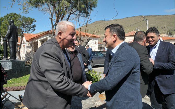 Hamza Dağ, Aliağa İlçesi'nde Seçim Çalışmalarını Sürdürdü