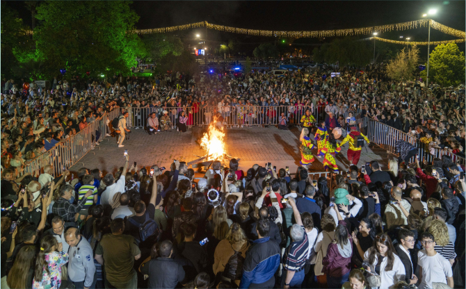 Hıdırellez zamanı Kültürpark'tan yükseldi