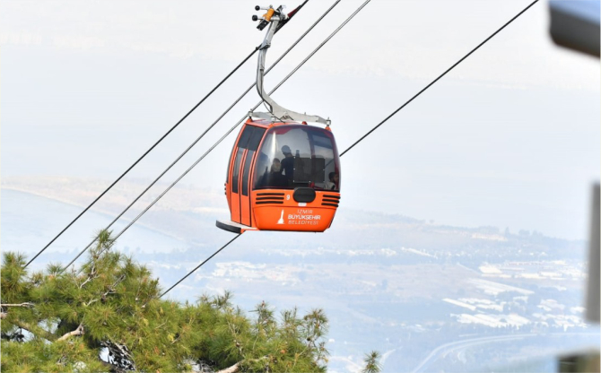 Teleferik yenilendi, İzmirlileri bekliyor