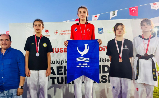 Aliağalı Taekwondocular Manisa’dan Üçüncülük Kupasıyla Döndü