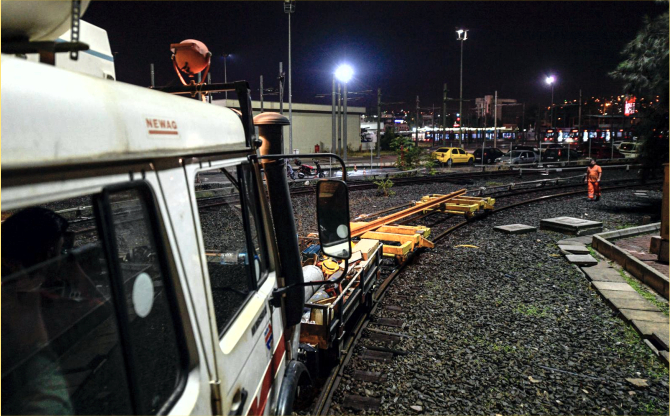 İzmir Metrosu’nda bakım zamanı