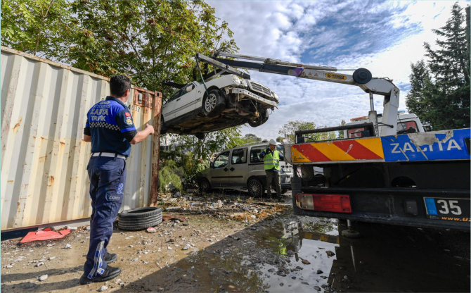 Hurda araçlar ekonomiye kazandırılıyor