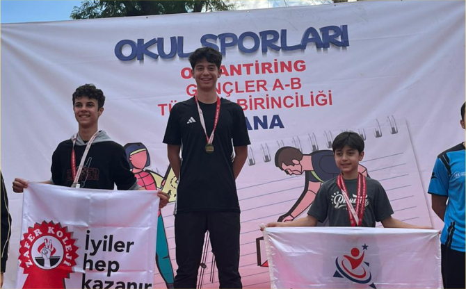 Aliağalı Genç Sporcu Türkiye Oryantiring Şampiyonu Oldu