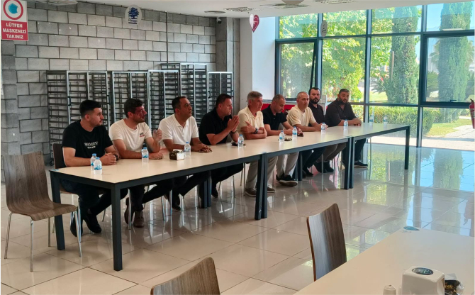 Petrol-İş Sendikası Genel Başkanı Süleyman Akyüz'den Aliağa'ya Ziyaret
