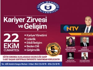 ADÜ Kariyer ve Gelişim Zirvesi düzenliyor