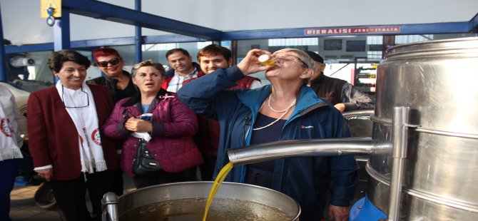 Karatay Gemlik'te Zeytinyağı İçti