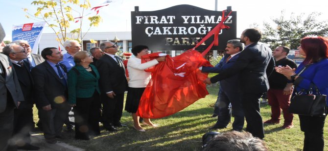 Fırat Yılmaz Çakıroğlu Parkı Tamamlandı