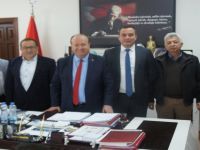 Aydın Ticaret Borsası’ndan Efeler Belediye Başkanı Mesut Özakcan’a Ziyaret