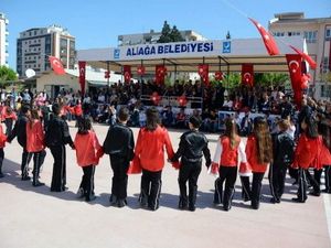 Aliağa’da 23 Nisan Törenlerle Kutlandı